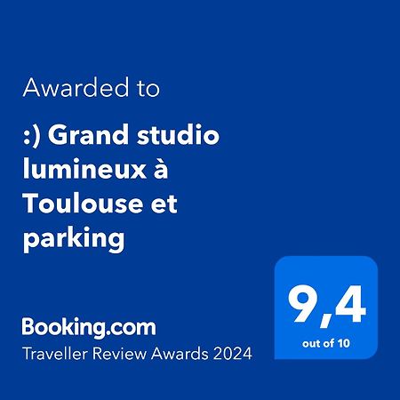 :) Grand Studio Lumineux A Toulouse Et Parking Zewnętrze zdjęcie